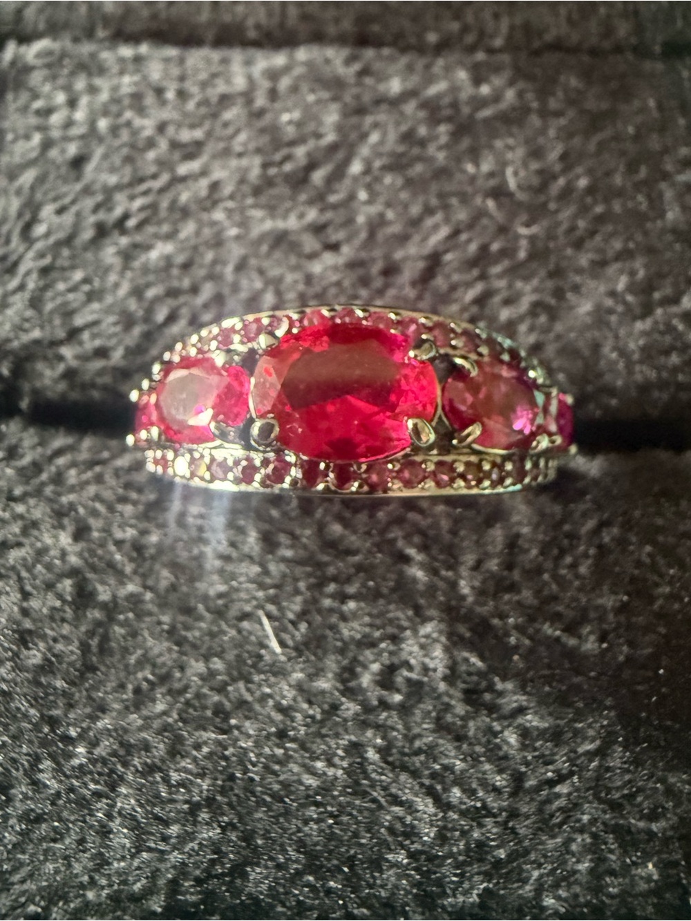 Bomb Party New July Birthday! “Adore Me” Ruby on hematite